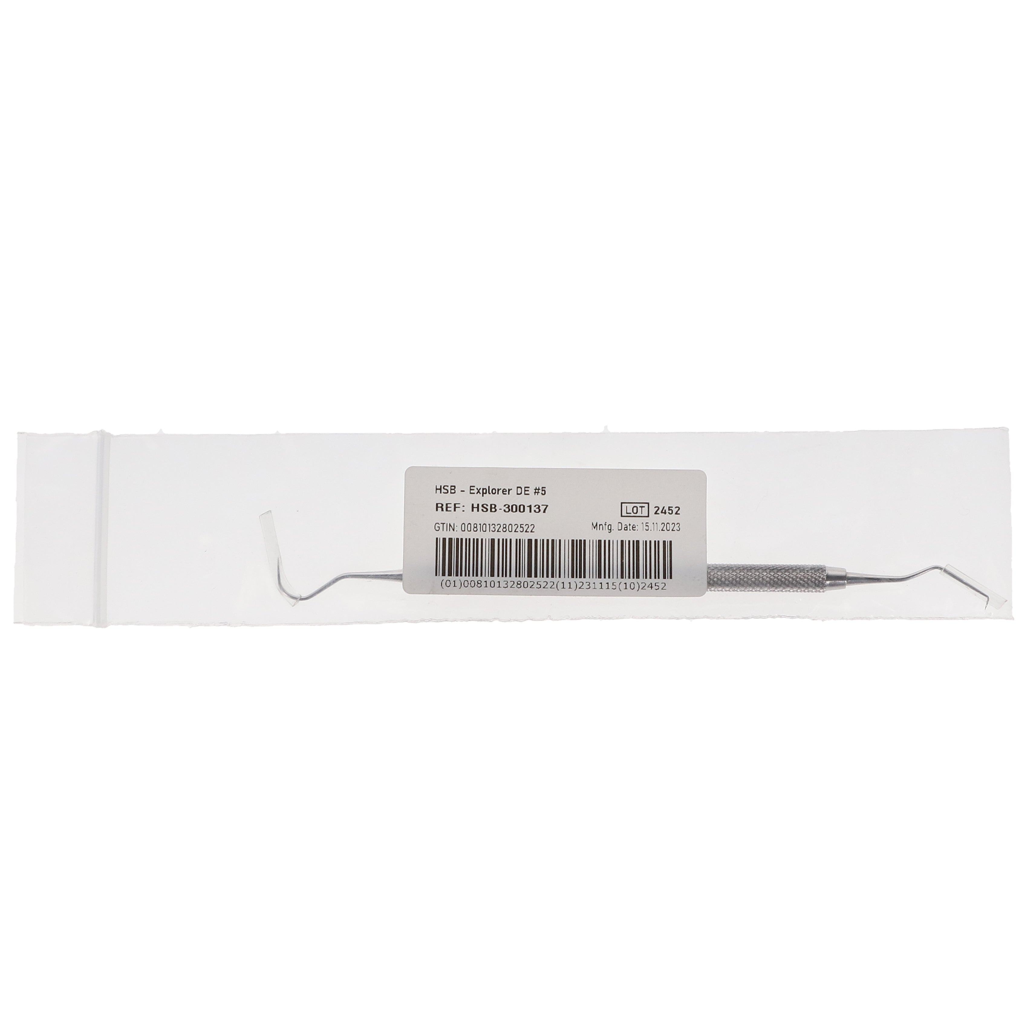 House Brand Dentistry 300137 HSB Double End #5 Dental Explorer House Brand Dentistry 300137 HSB Double End #5 Dental Explorer
